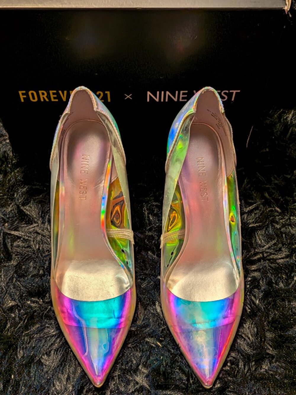 Nine West x Forever 21 Iridescent Pumps